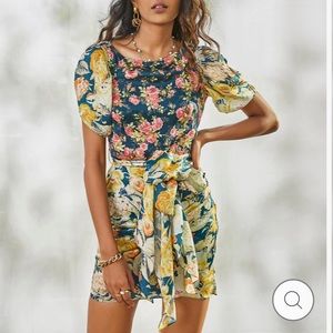 Hemant and Nandita Della Dress Floral